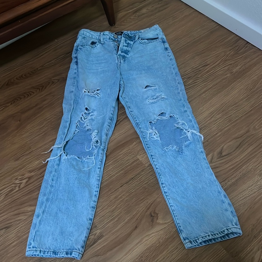 Light color ripped jeans from Ross size 0